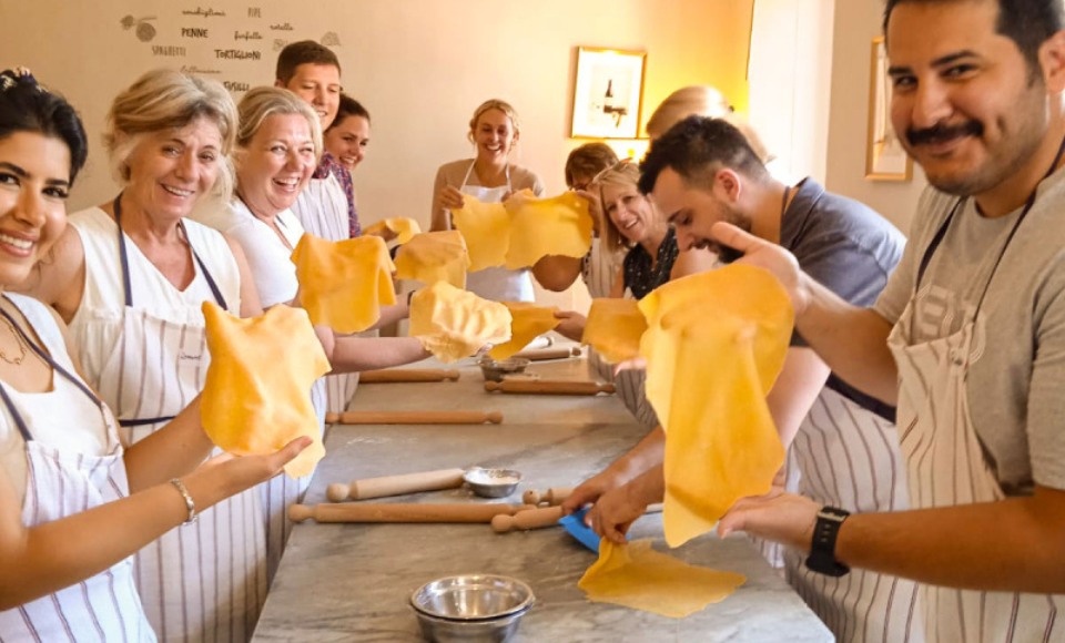 Pastamania cooking lesson