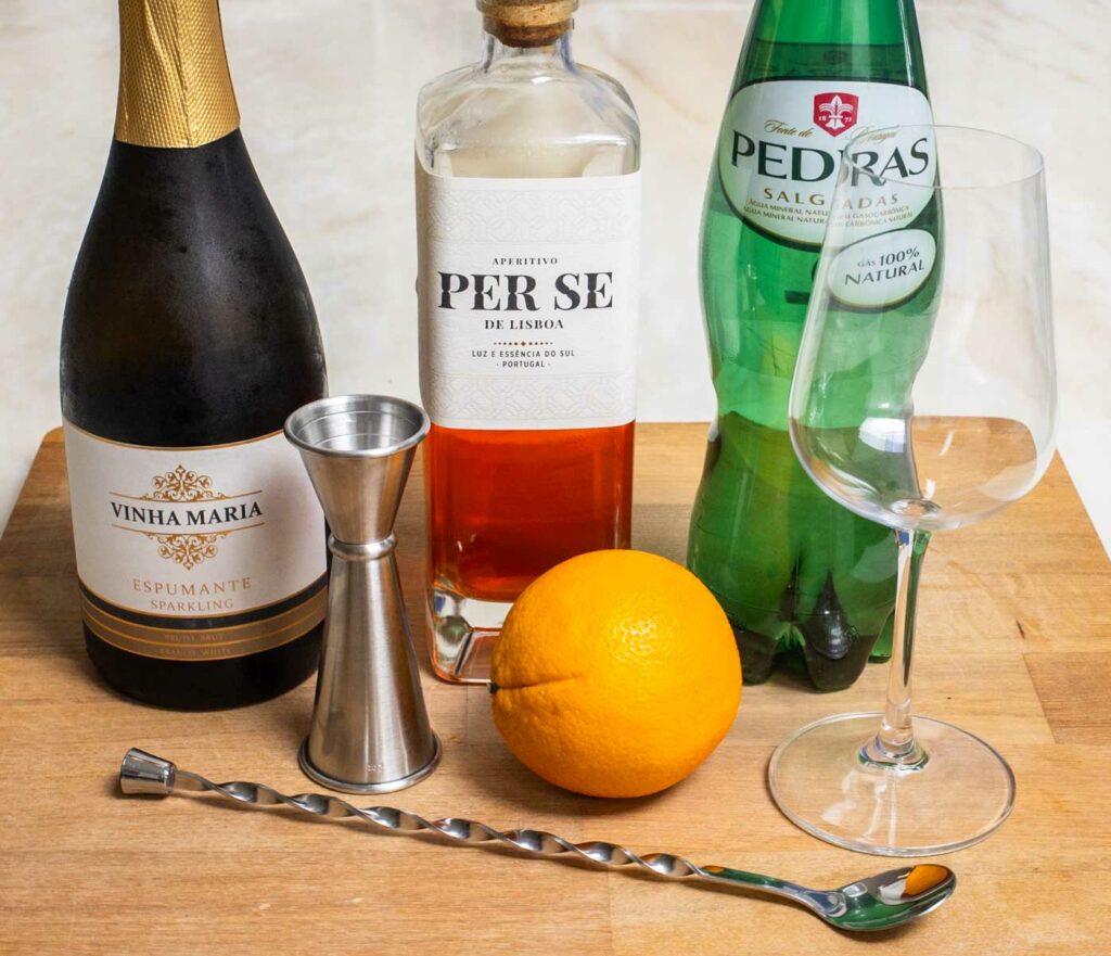 Portuguese Spritz Mise en Place