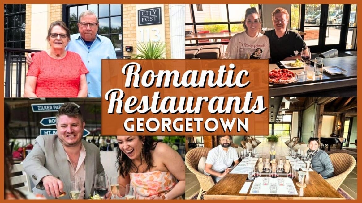 Romantic Restaurants in Georgetown - Collage