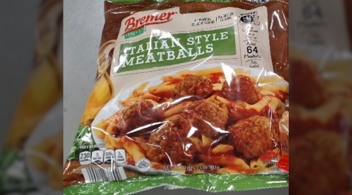 Bremer Italian Style Meatballs sold at Aldi recalled due to possible metal fragments