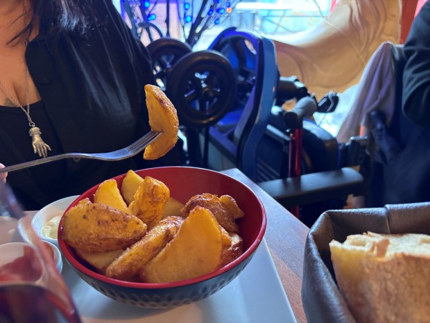 The modest french fries Parisians call frites were declared "potato nirvana" at La Chope des Puces, where the food is as good as the live music. (Janet Podolak - For The News-Herald)