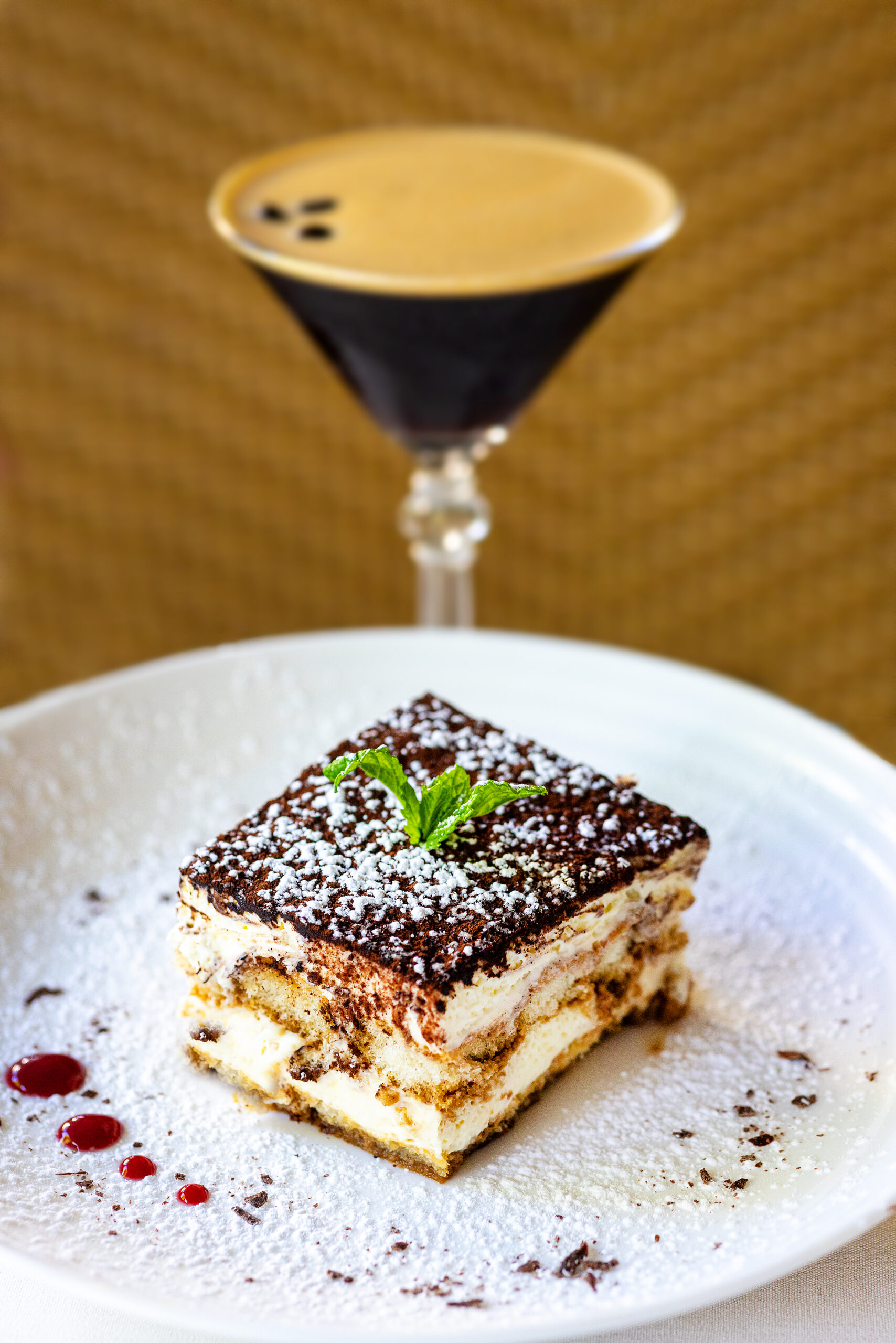 Tiramisu at Ca’Bianca in Santa Rosa