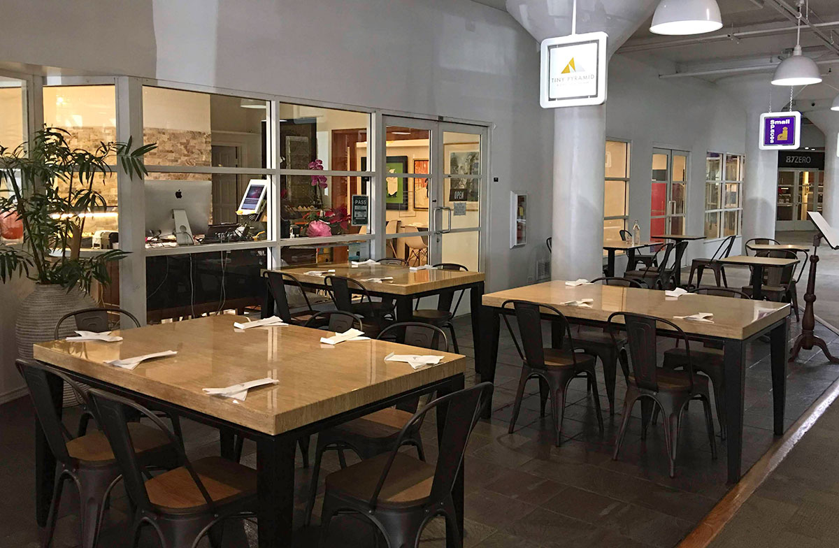 Tiny Pyramid Exterior Seating