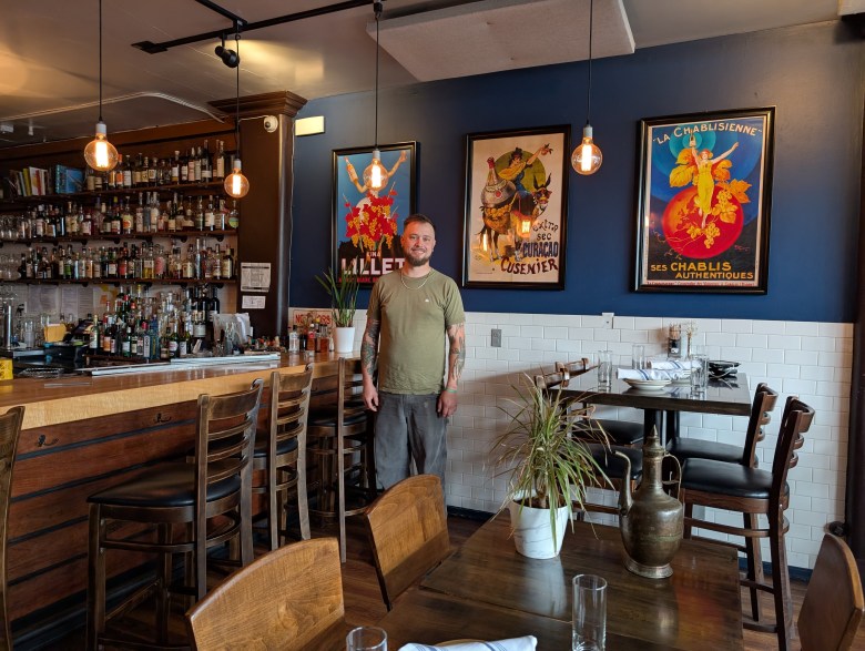 chef Trevor Rivera at Bar Purlieu