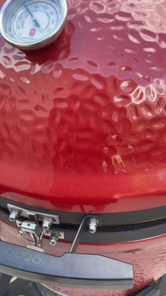 Detroit style/deep pan pizza on the KJ Big Joe 3. Language Warning ⚠️