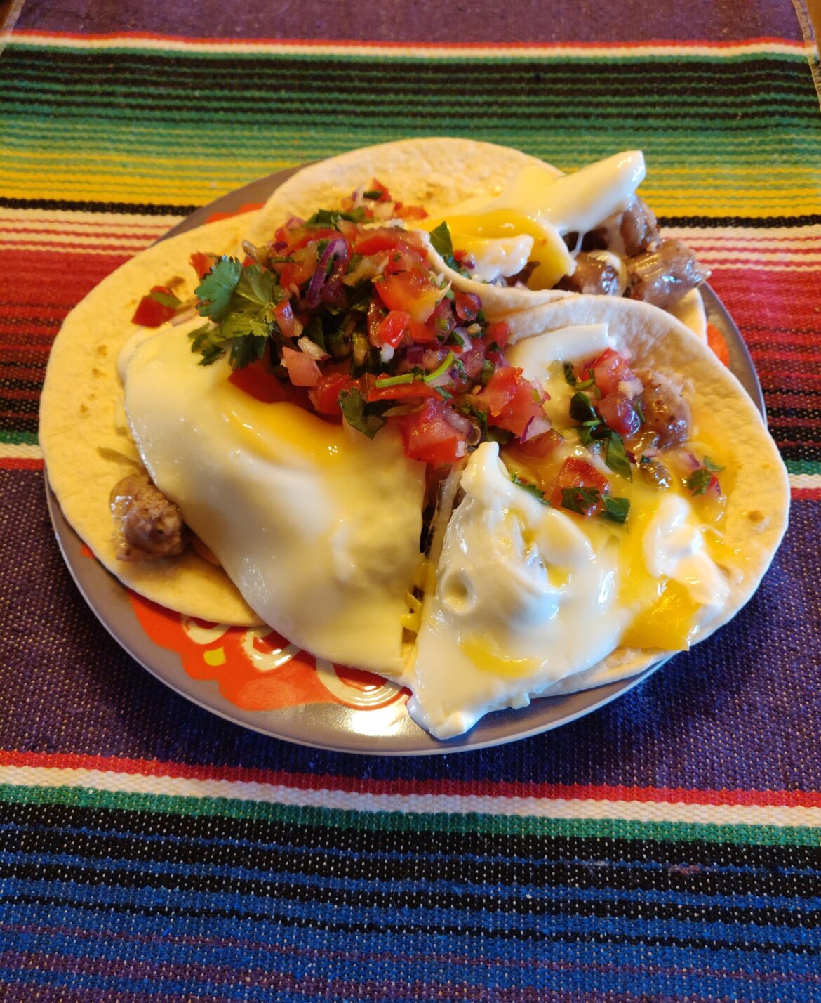 Homemade Breakfast Taco