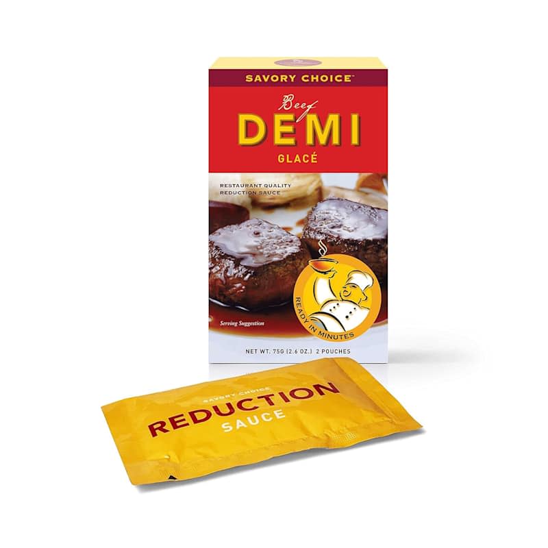 Savory Choice Beef Demi Glace Reduction Sauce Packet 75gr