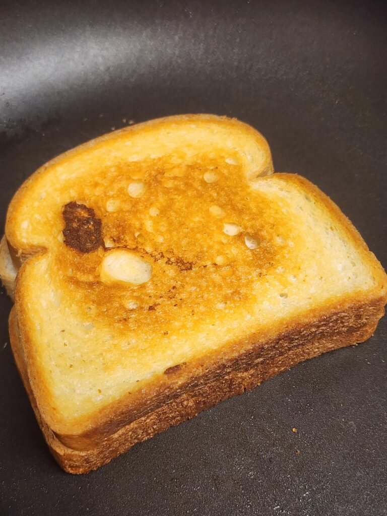 I made my wife a simple grilled cheese :)