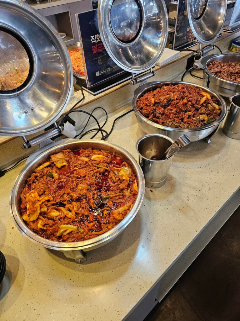 Korean soul food stir-fried pork.