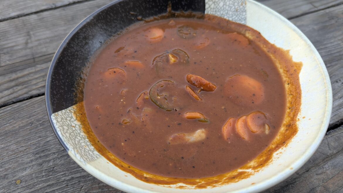 Arbol Salsa mixed with spicy carrots