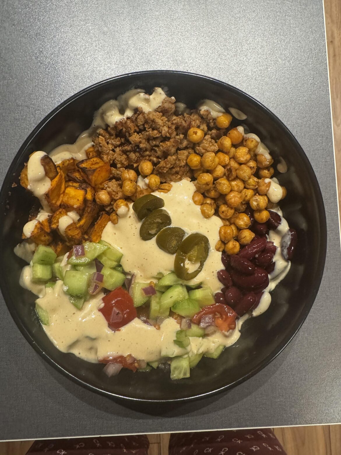 ~ 700 calories | High-Protein Chickpea & Beef Bowl