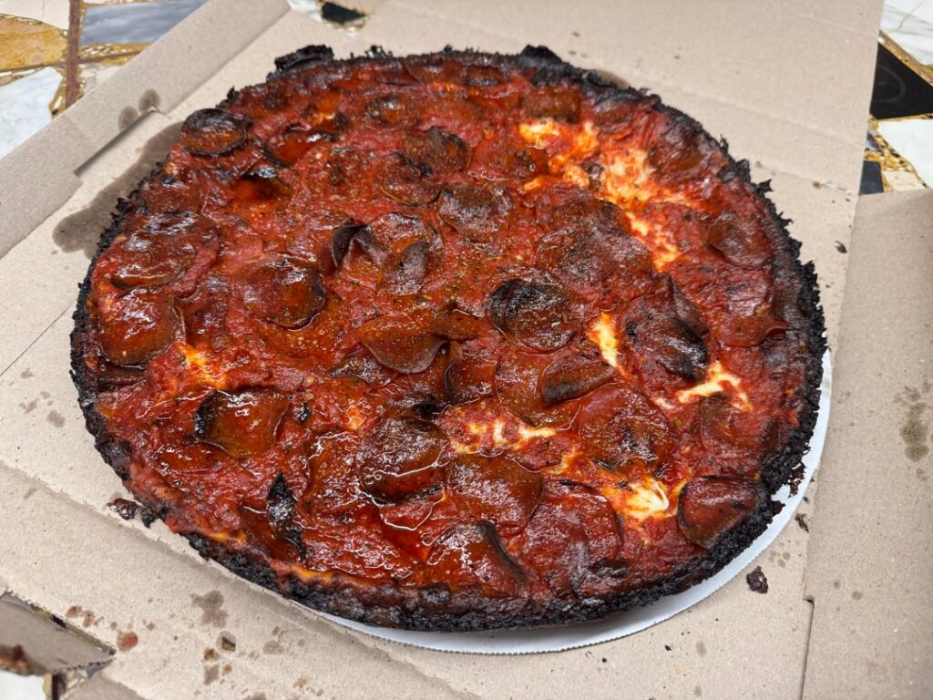 Pequod’s Caramelized Crust