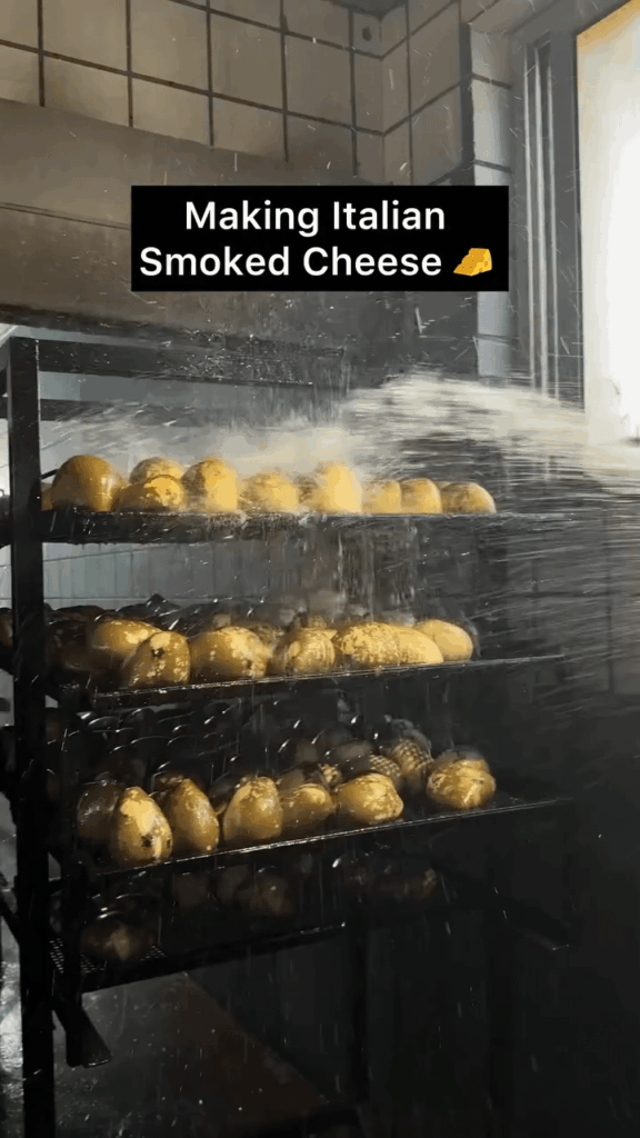 Making of Smoked Provala Cheese