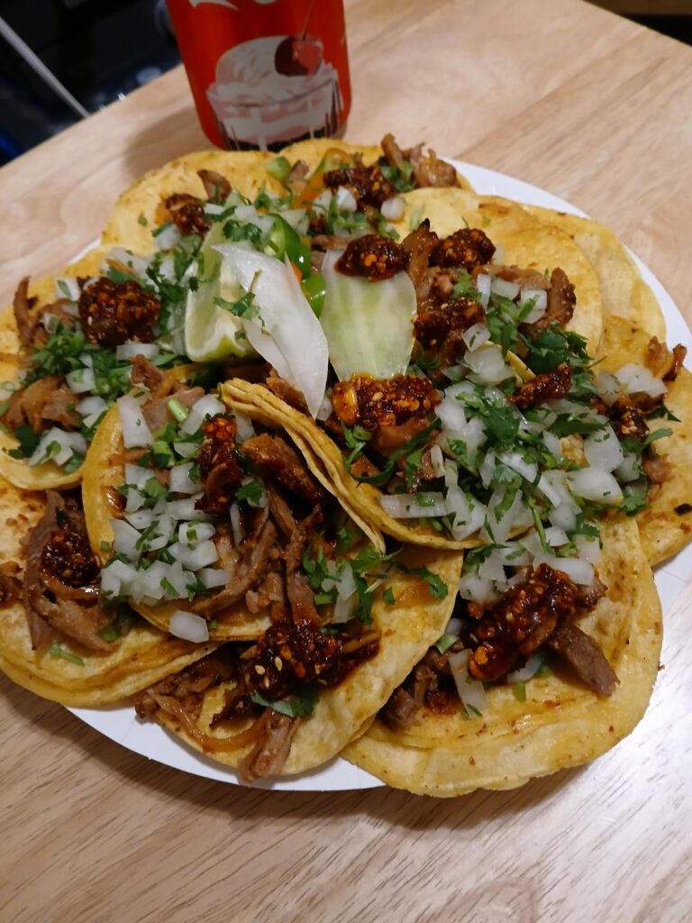 [I ate] $1 al pastor tacos