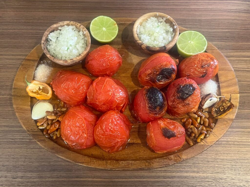 Salsa de Chile Pequin – Boiled vs Broiled Experiment Salsa de Chile Pequin - Boiled vs Broiled Experiment