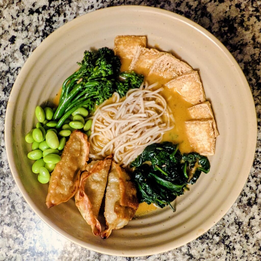 Miso and peanut ramen!