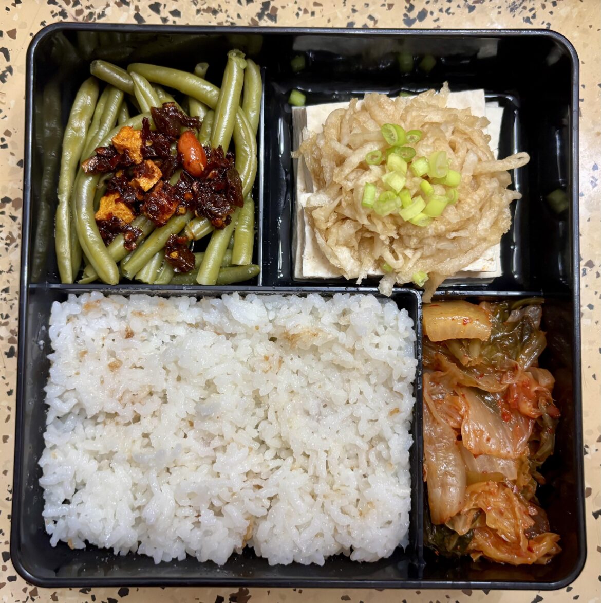 Vegetarian dinner bento!