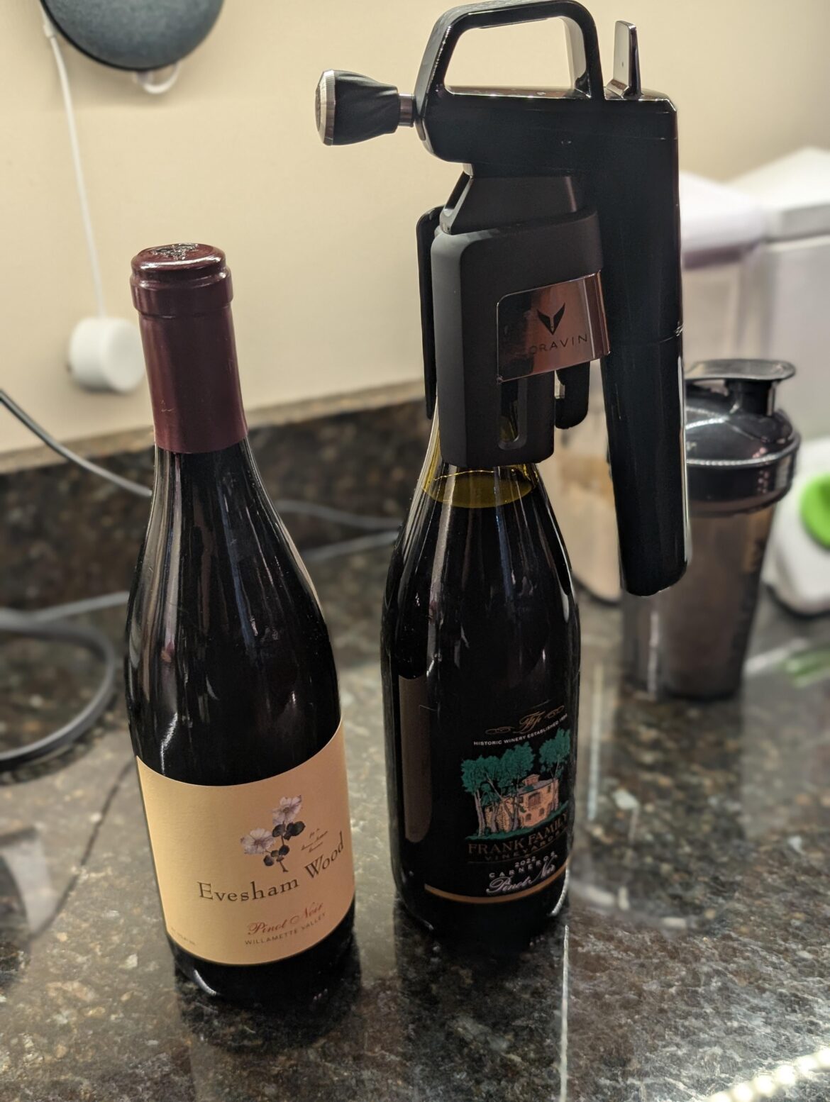 Coravin first use - Pinot shootout!