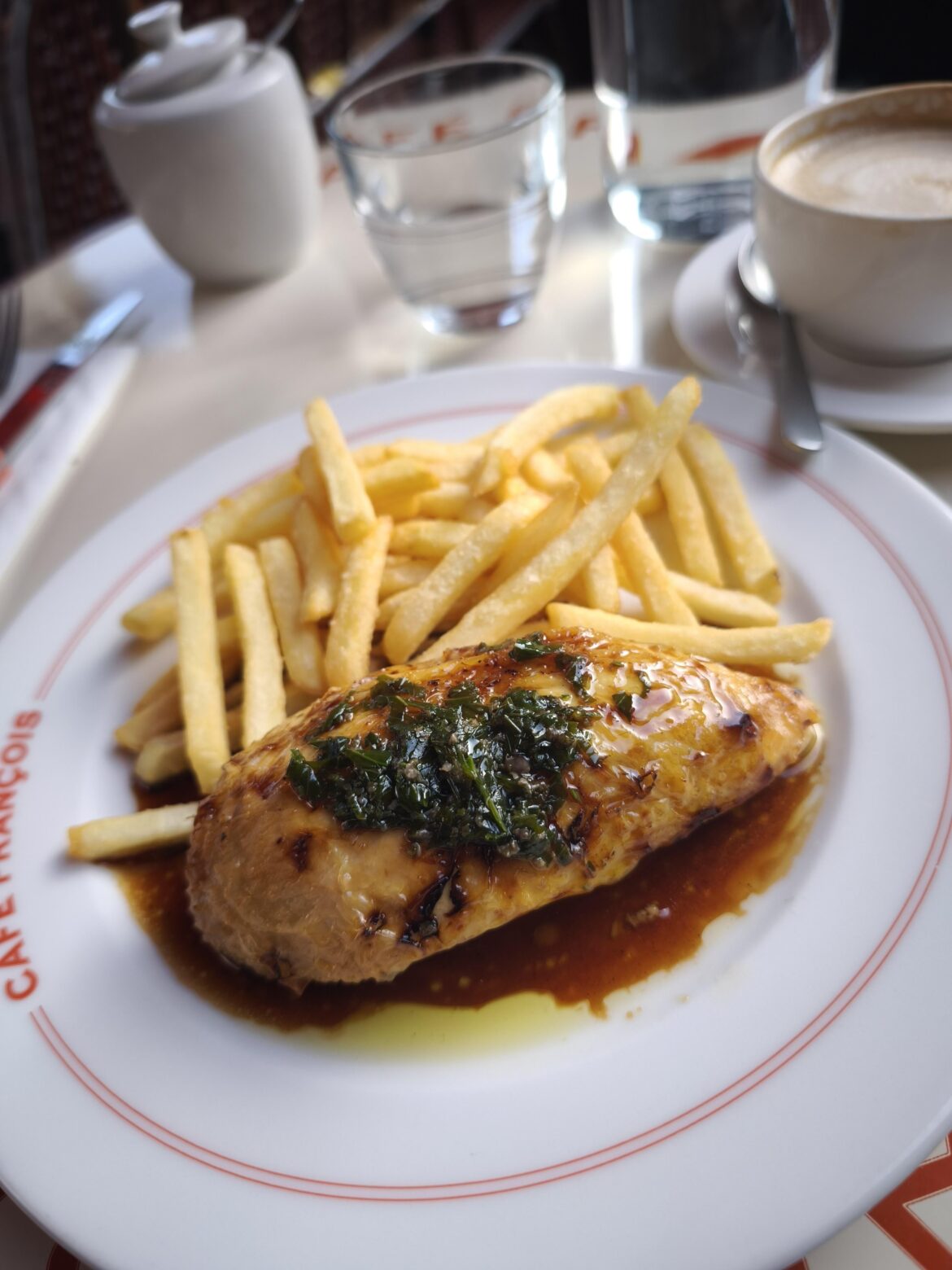 roast chicken with chimichurri sauce