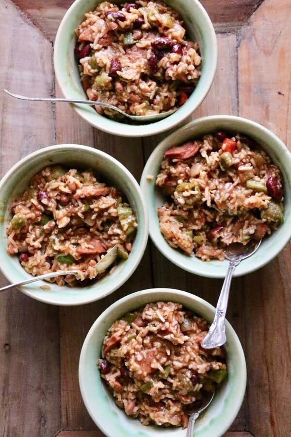 Learn a quick and easy method for delicious red beans and rice HERE. Image: Liza Graves