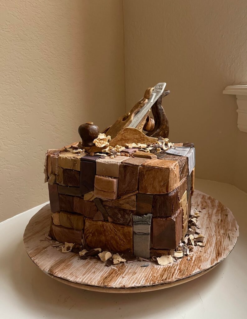 The cake I made my dad as a teen baker!