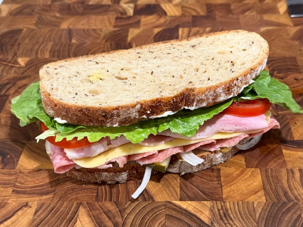 just a sandwich.
