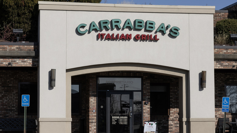 exterior entrance of Carrabba's Italian Grill