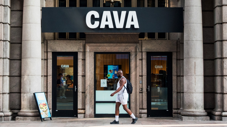 A Cava storefront