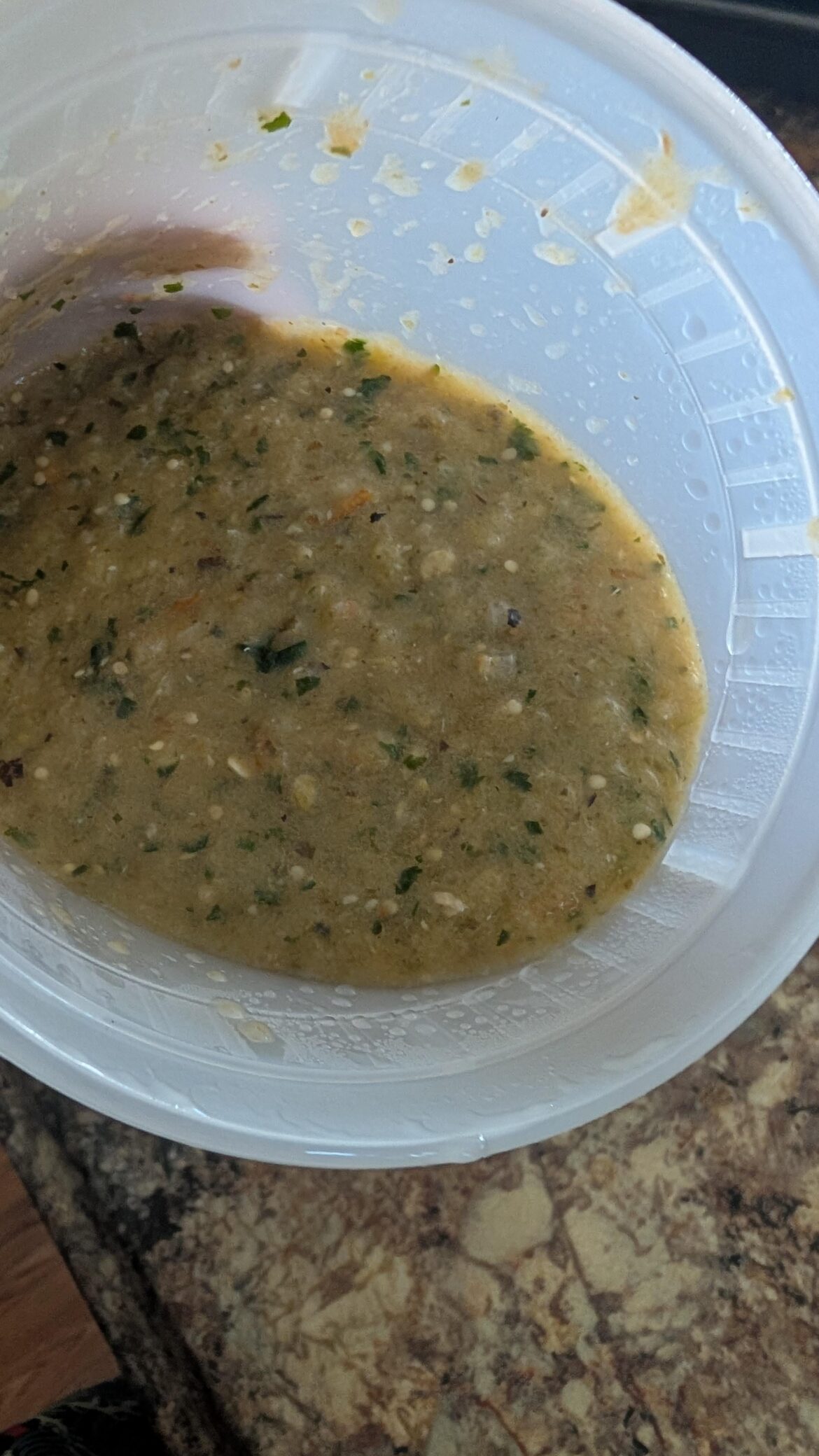 Why is my salsa thicker then restaurants ? Seems like I'm missing something, vinegar ?