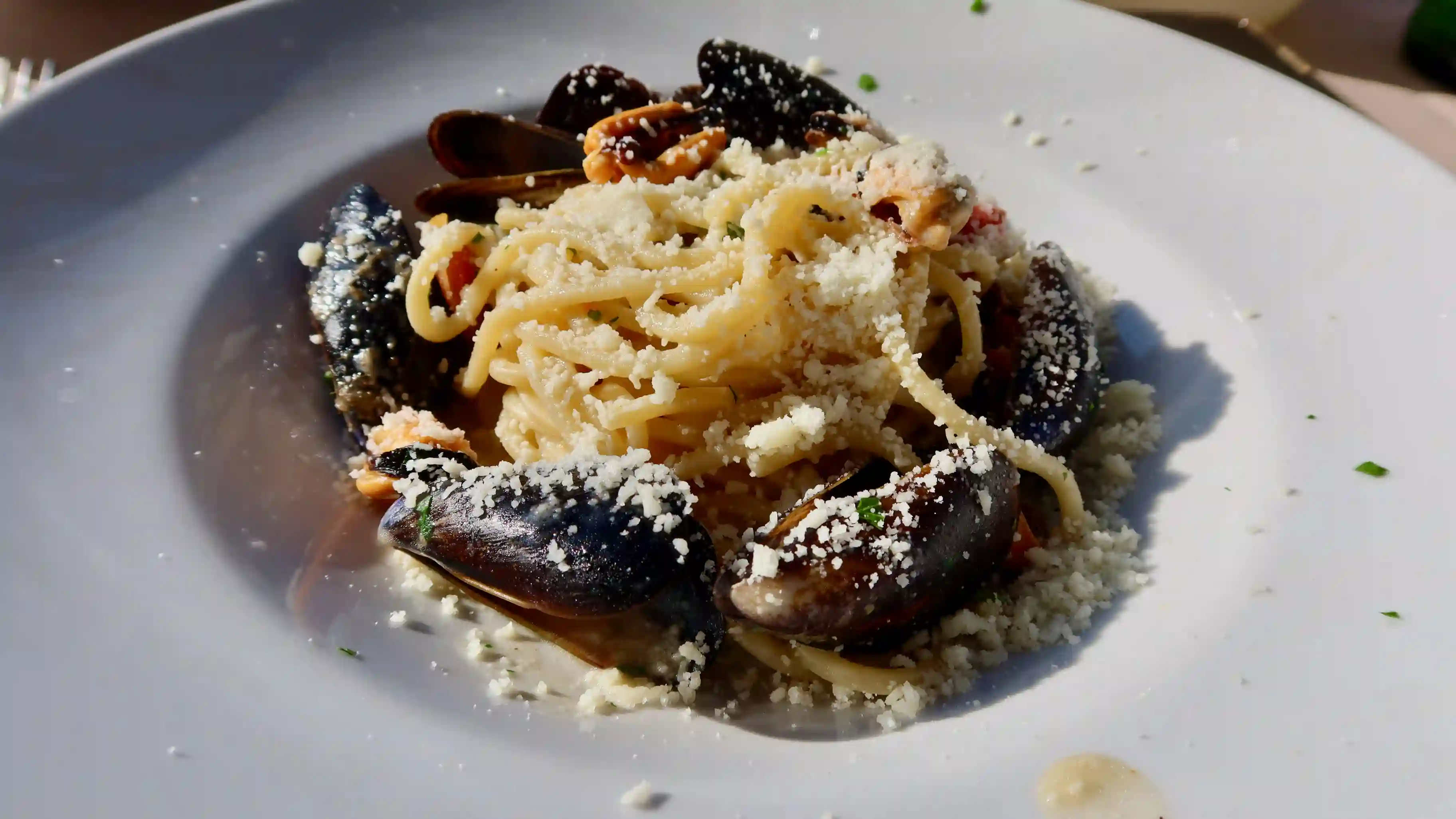 cesare al casaletto - tagliolini with mussels