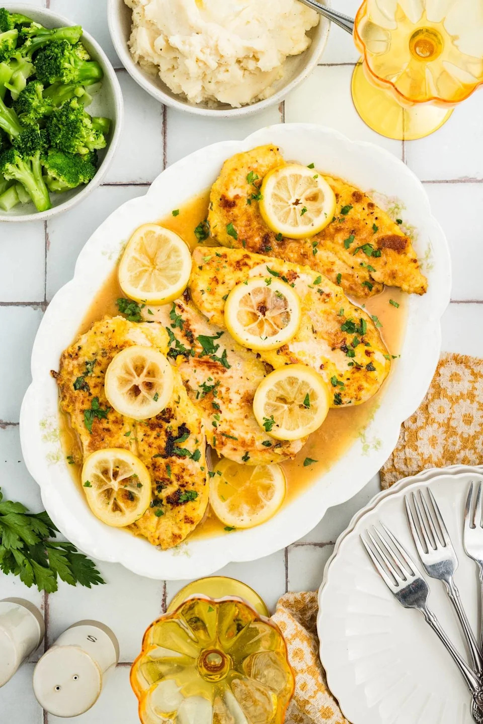 Chicken Francese - Photo Credit: xoxoBella.