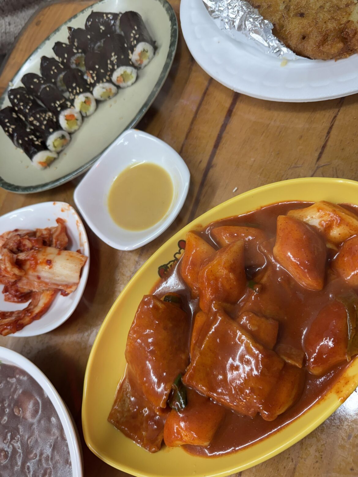 i visited korea for the first time and this small restaurant in gwangjang market had my favorite meal of the trip