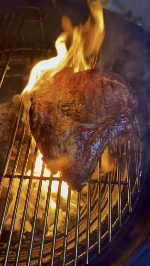 Dry Aged Rib of Beef on the Kamado Joe 🔥
