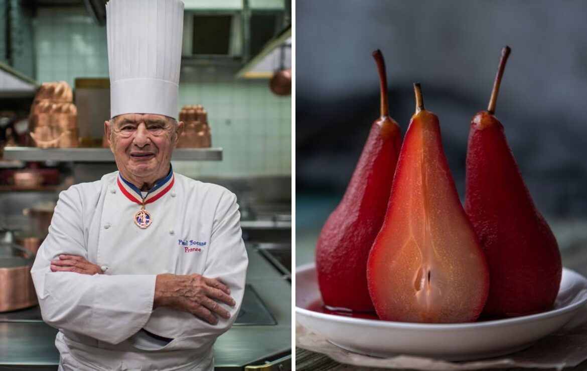 How Paul Bocuse transformed poached pears in wine into a globally renowned dessert | Latest news