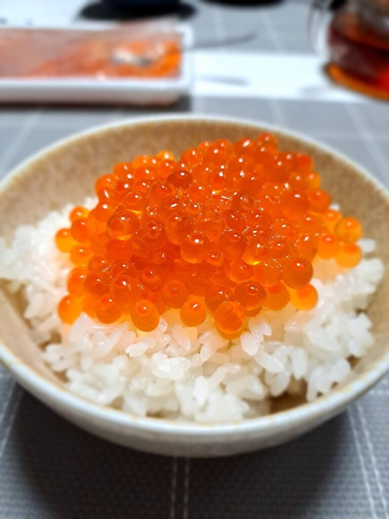 Ikura Donburi for Today’s Dinner