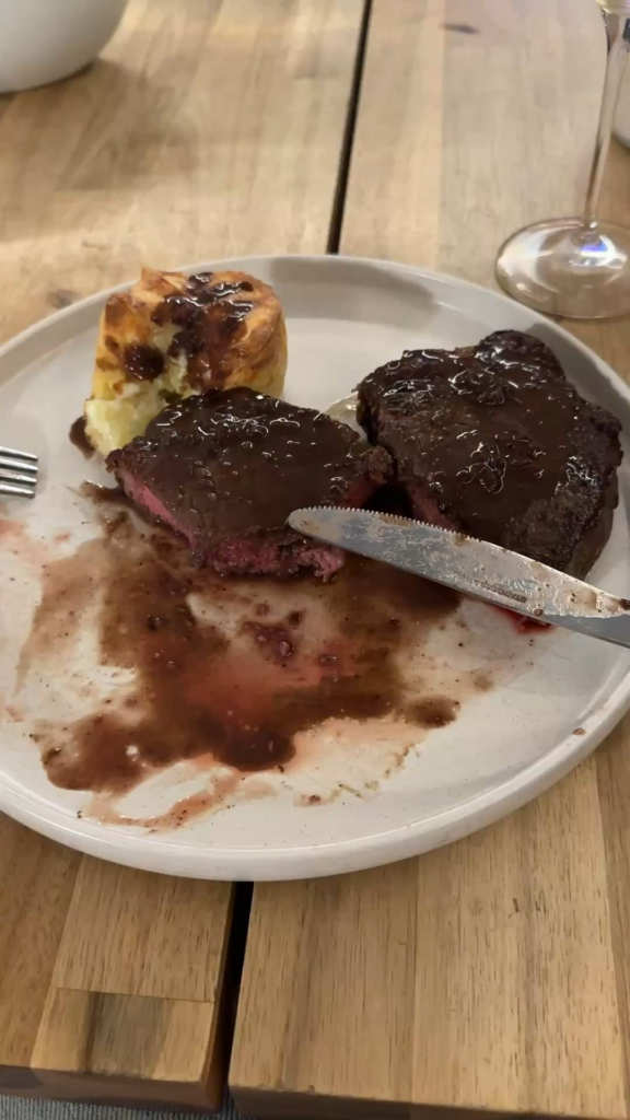The biggest sous vide fans. Costco ribeye at 55c for 1 hour. Best rendered fat I’ve ever tasted