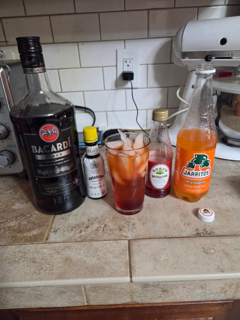 Had drinkies. Made red beans and rice.