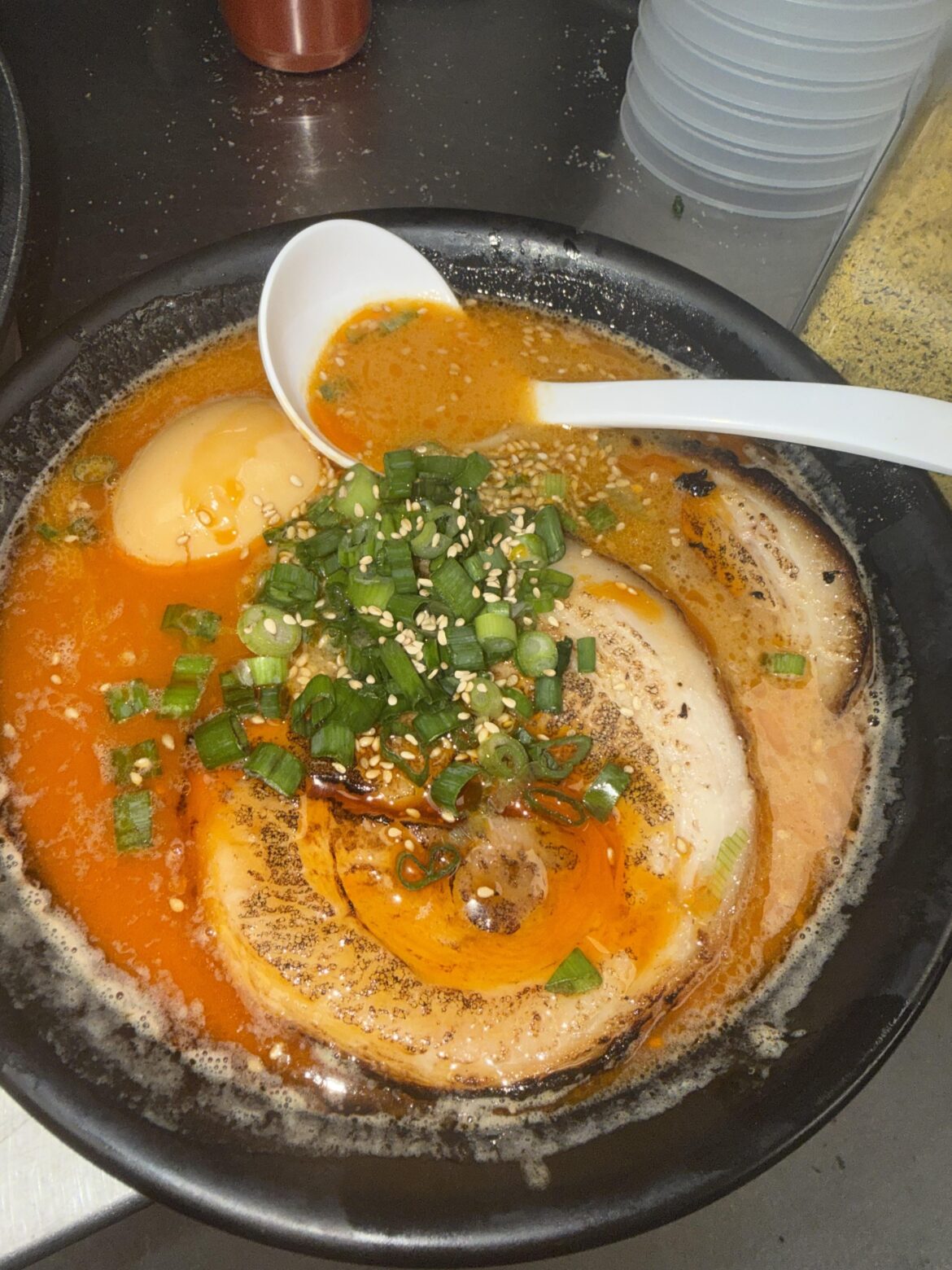Spicy miso Tori paitan