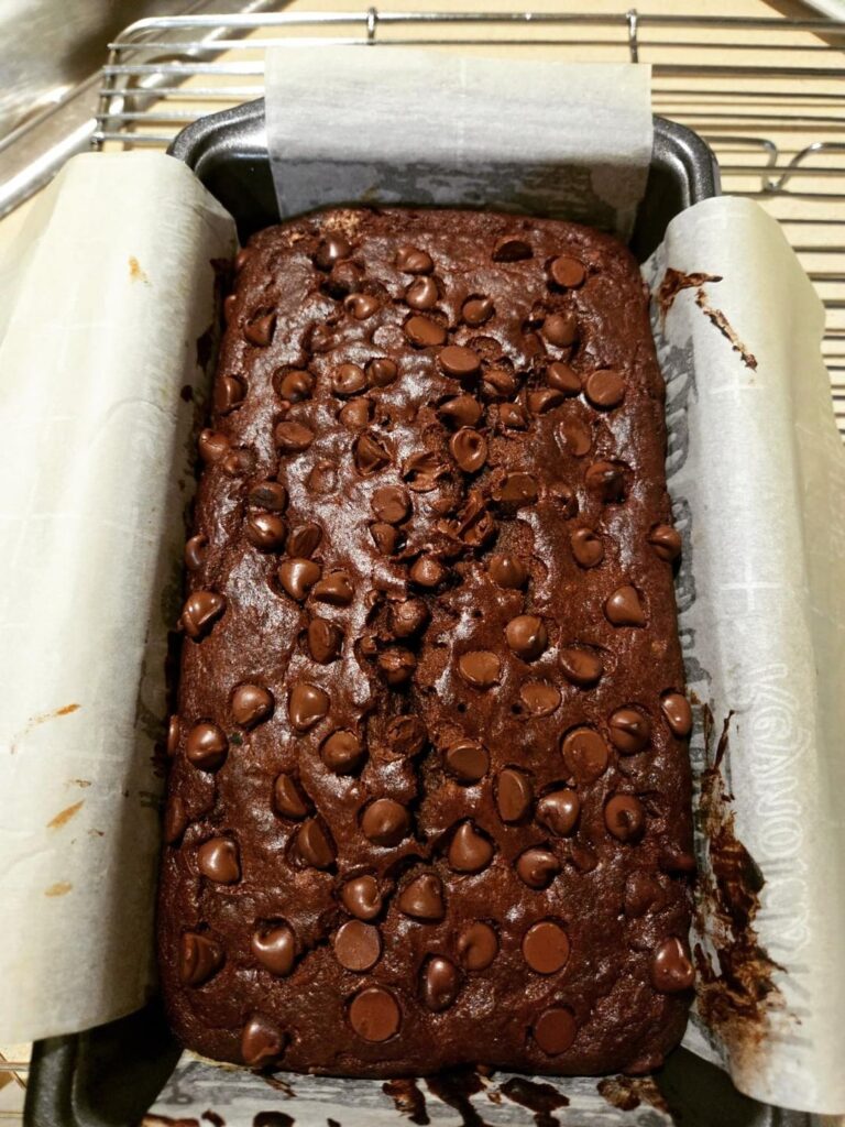Chocolate banana bread.
