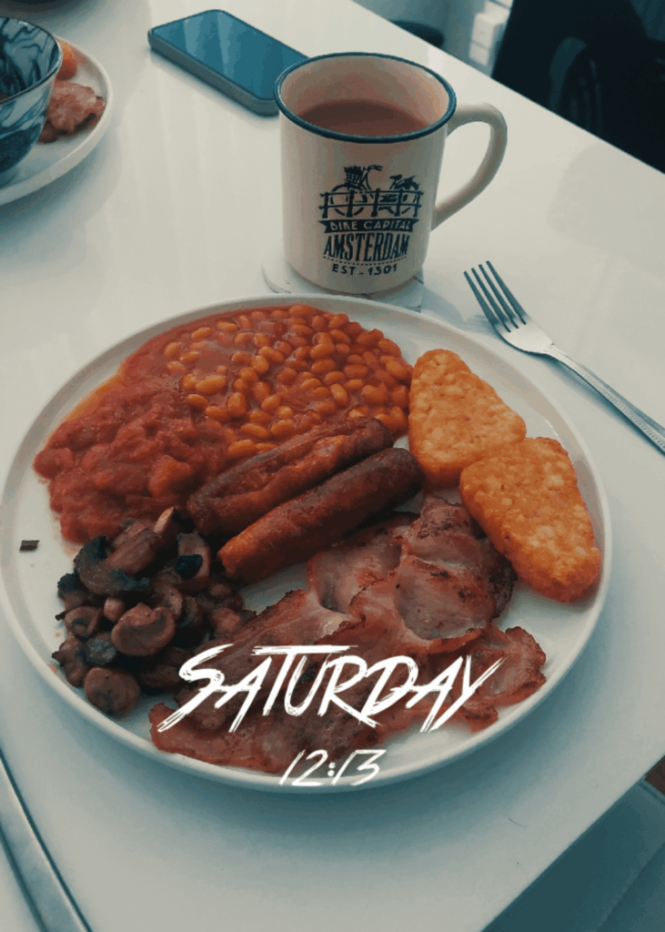 My first fry up the other day!