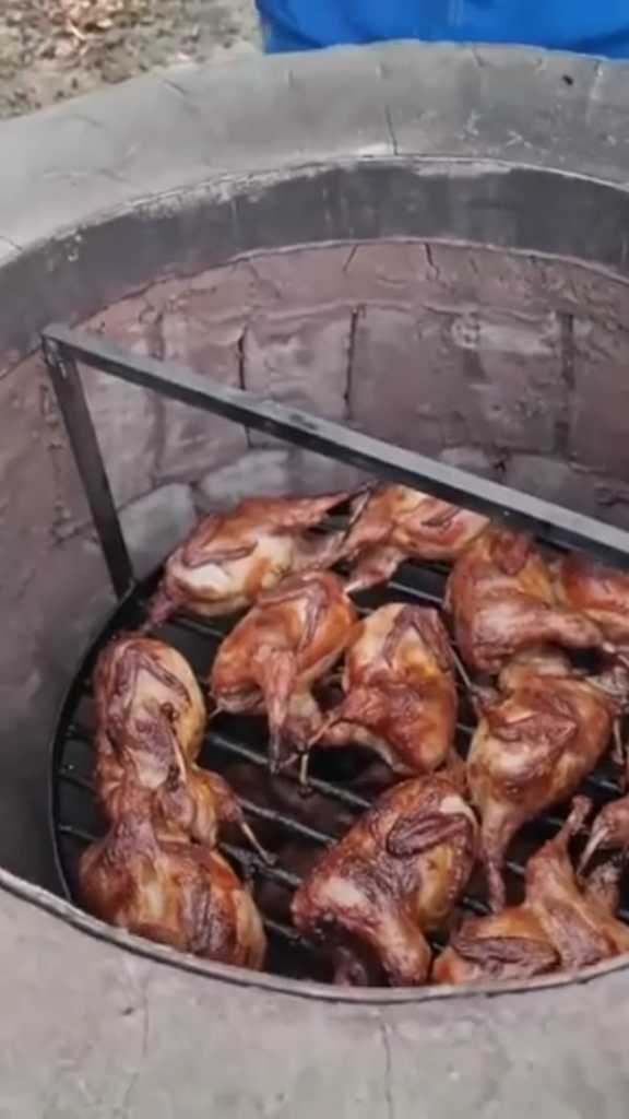 barbecue with everything, on several levels.