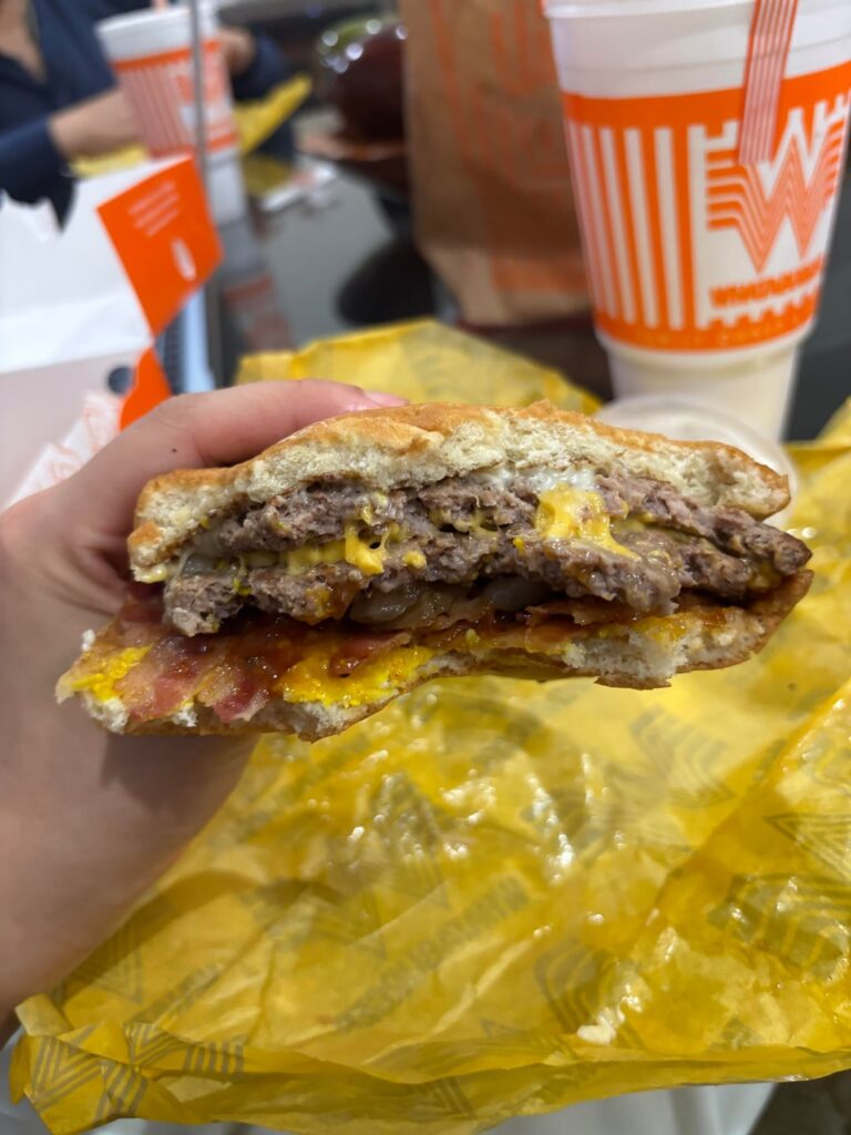 Got what burger yesterday