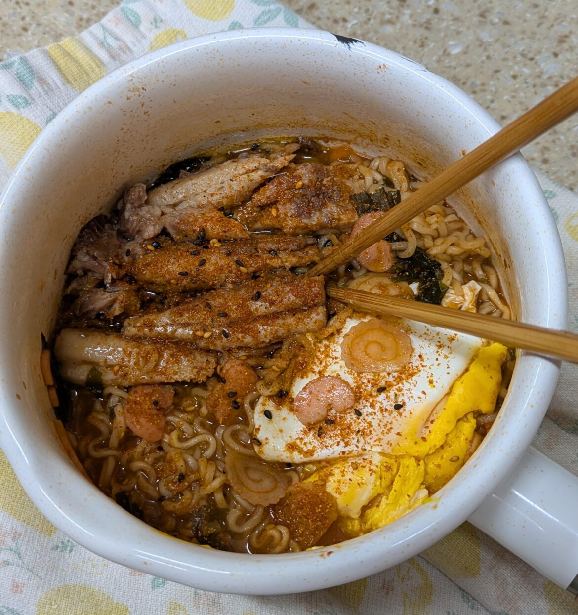 You people have inspired me to eat like a racoon