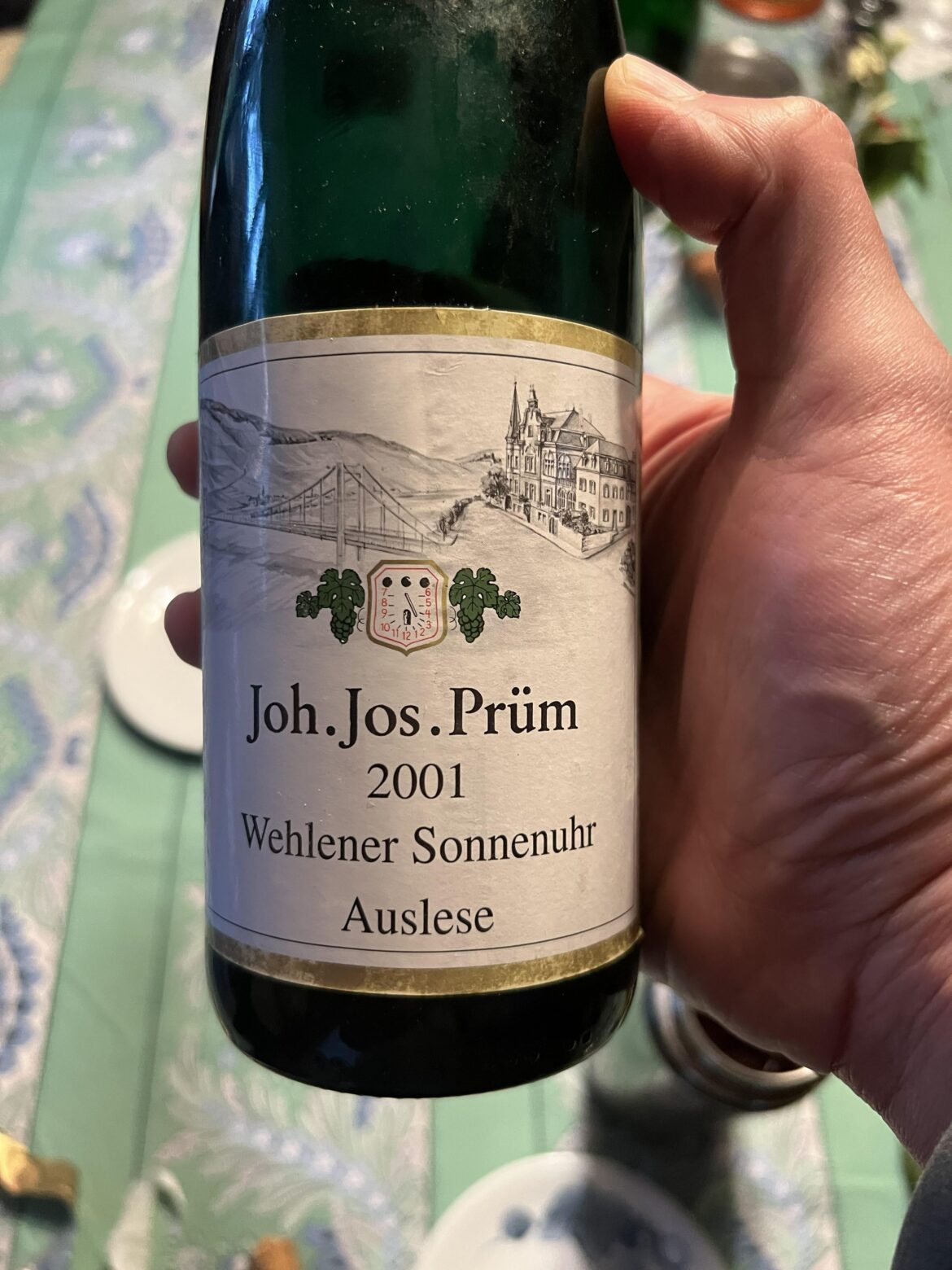 2001 Joh. Jos. Prüm Wehlener Sonnenuhr Riesling Auslese Goldkapsel