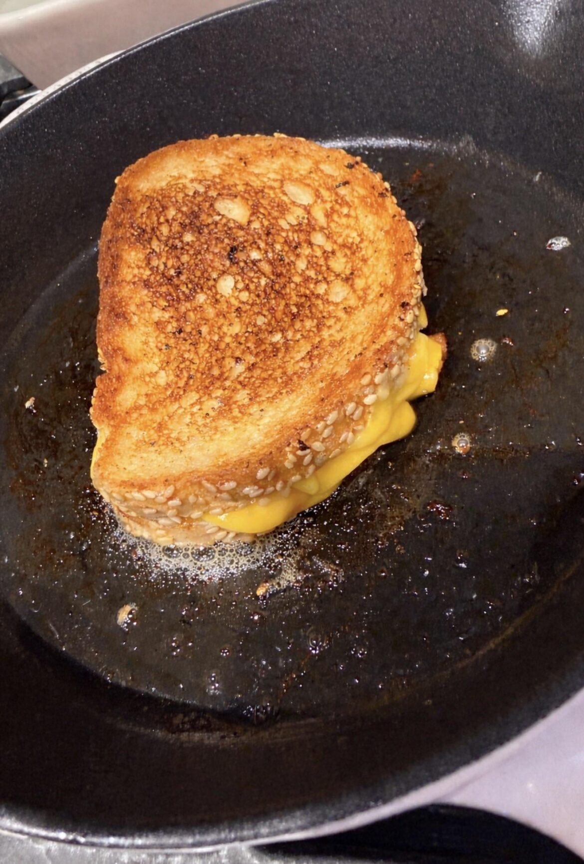 How’s this one look? Cooked in bacon grease ;)