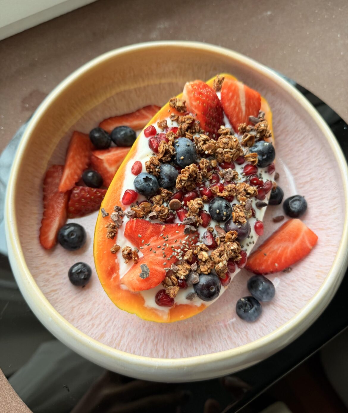 A papaya boat to celebrate me getting my drivers license!