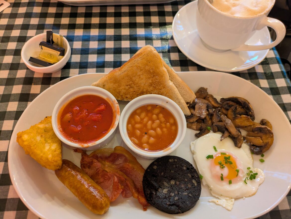 Half English at Honey Coffee Bike in Leeds