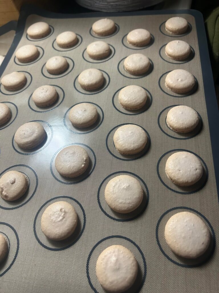 Macarons puffed up