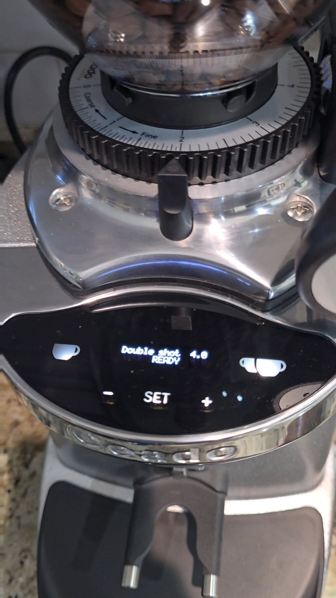 Got me a new grinder , comercial. Got me a new grinder , comercial.