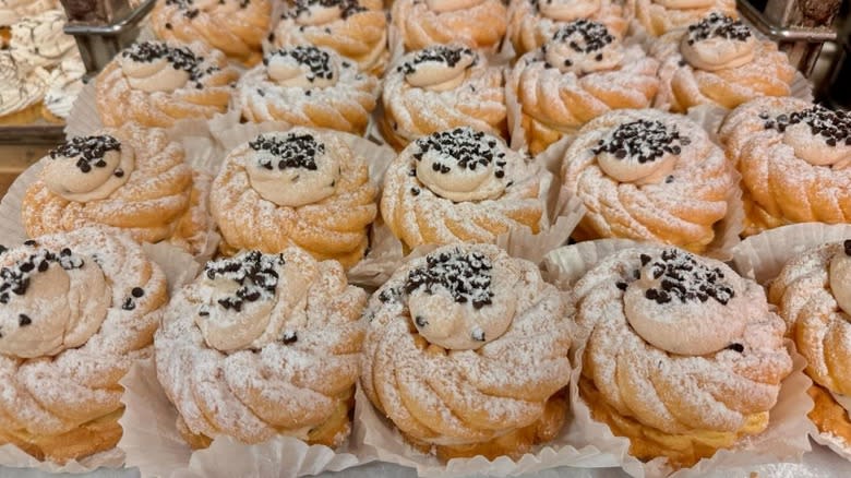 Italian pastries on display at Mazzaro's Italian Market in St. Petersburg